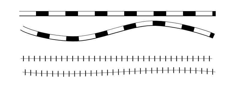 初心者でも出来るwordでカンタンな線路の作り方 通常と私鉄の2パターンを画像付きで解説 おとちゃんぶろぐ